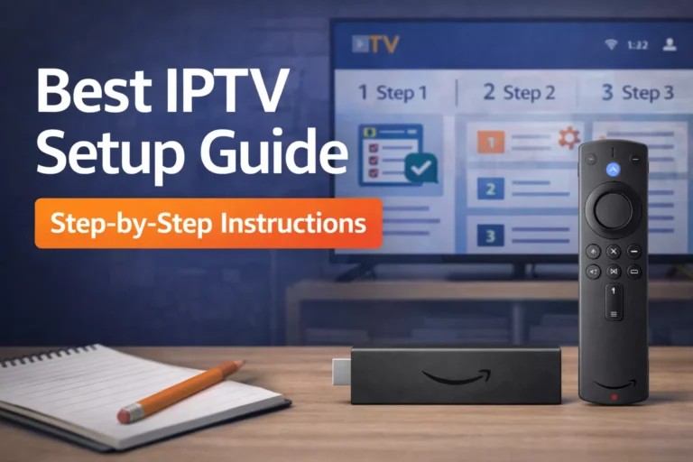 How to Setup IPTV on Firestick (Step-by-Step Guide – 2026)